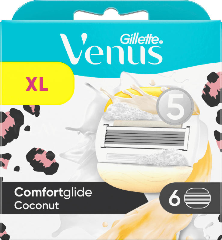 Gillette Venus Rasierklingen Leopard Comfortglide Coconut