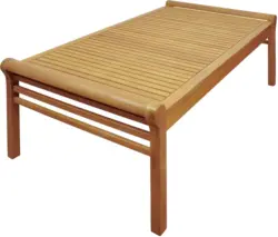 Loungetisch 'Samoa' aus Eukalyptus, natur