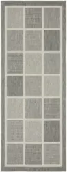 Flachwebeteppich Minnesota 1 in Grau ca. 80x200cm