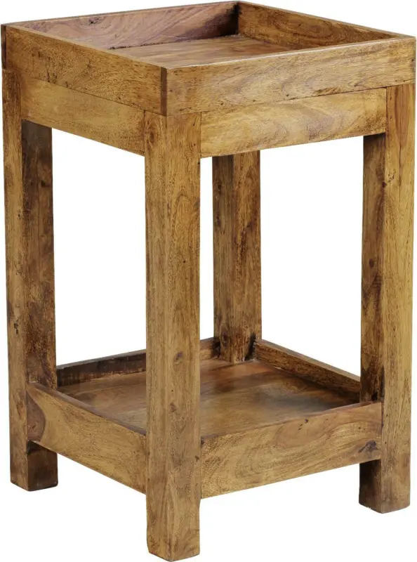 Beistelltisch'Mumbai' ca. 39,5x39,5 cm, aus Sheesham