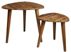 Satztisch 'WL5.574' , 2 - er Set , aus Sheesham