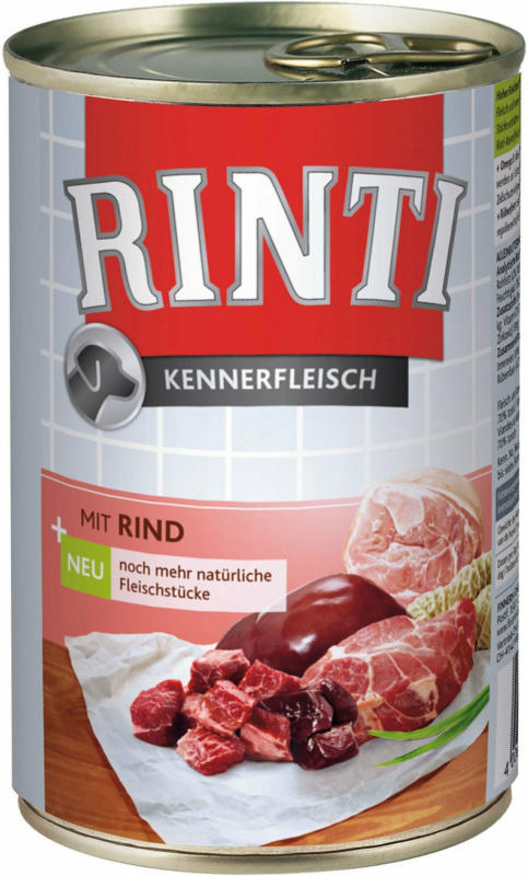 Rinti Kennerfleisch mit Rind 24x400g