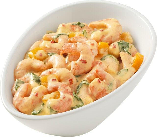 Garnelen in Mango-Kokos-Dressing