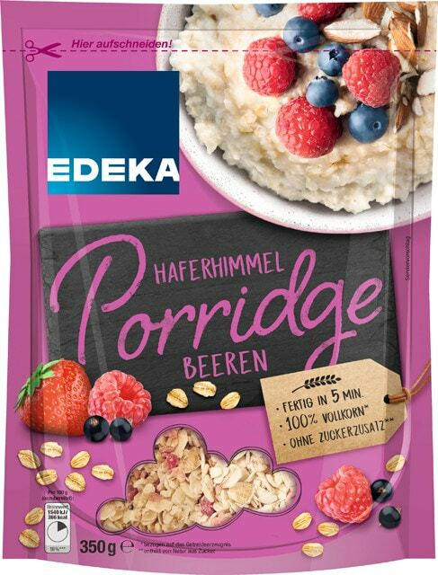 EDEKA Haferhimmel Porridge Beeren oder Mehrkorn
