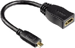 HAMA 00083095 - HDMI-Kabeladapter (Schwarz)