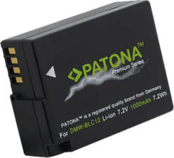 PATONA Panasonic DMW-BLC12 - (Nero)