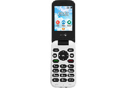 DORO 7030 - Téléphone portable pliant (Noir/Blanc)