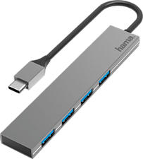 HAMA 200101 - Hub USB (Grigio)