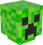 MediaMarkt PALADONE Minecraft Creeper - Lampada decorativa (Verde/Nero)