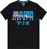 MediaMarkt DIFUZED Super Mario - Fire Mario - T-Shirt (Nero/Blu)