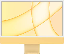 APPLE CTO iMac (2021) M1 - All-in-One-PC (24 ", 256 GB SSD, Yellow)