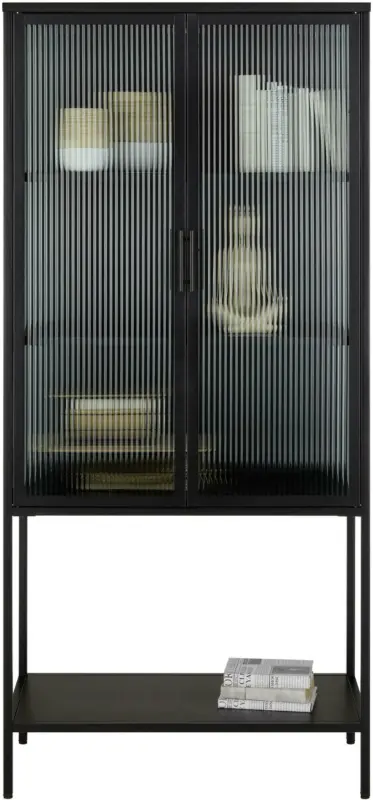 Vitrine in Schwarz