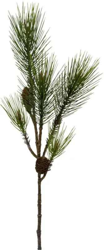 Dekozweig Kiefernzweig I in Braun/Gr&uuml;n