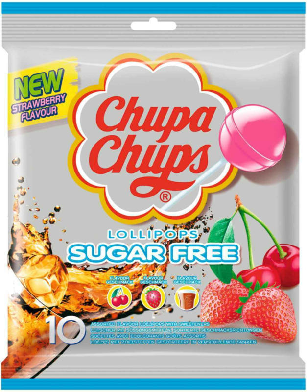 Chupa Chups Sugar Free 10 pezzi -