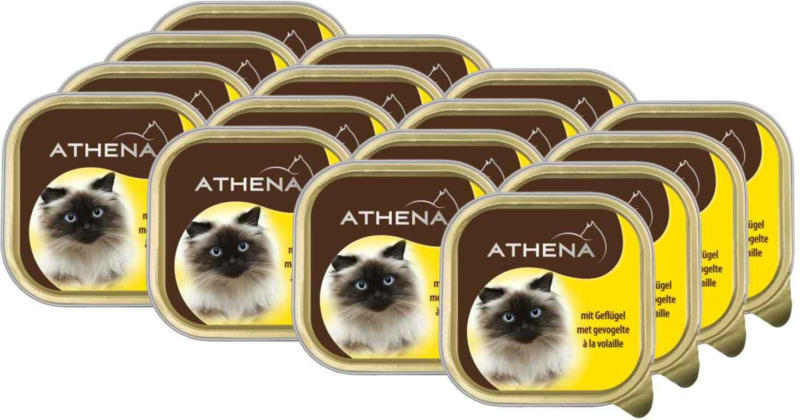 Athena Katzenfutter mit Geflügel 16 x 100 g -