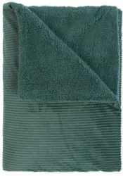 Decke Sherpa in Grün ca. 130x170cm