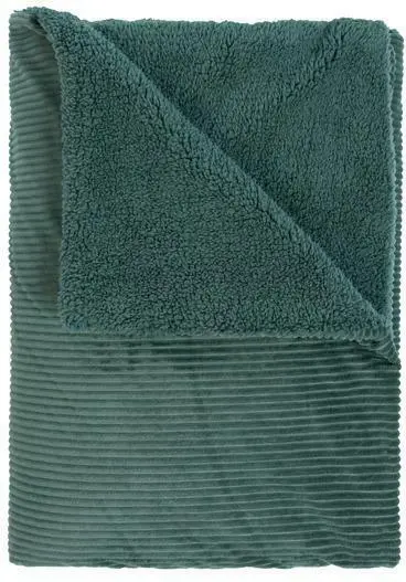 Decke Sherpa in Grün ca. 130x170cm