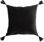 mömax Zierkissen Carmelo in Schwarz ca. 45x45cm