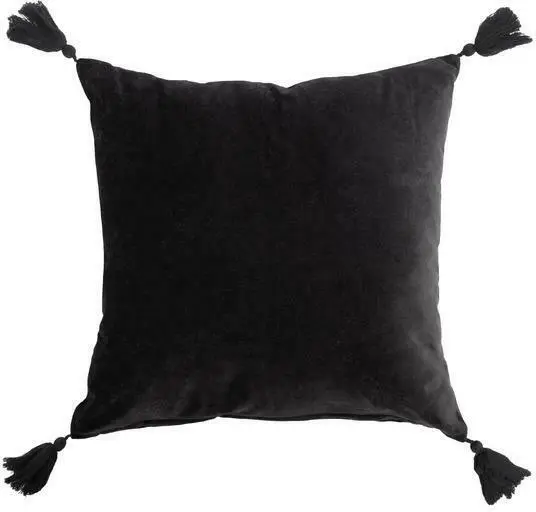 Zierkissen Carmelo in Schwarz ca. 45x45cm