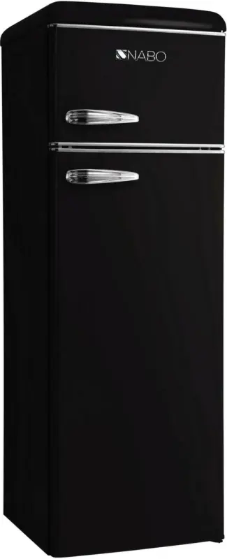 Kühl-Gefrier-Kombination Nabo KGR 2421 Schwarz