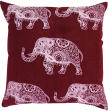 Kissen BOHEMIN 40x40cm rot