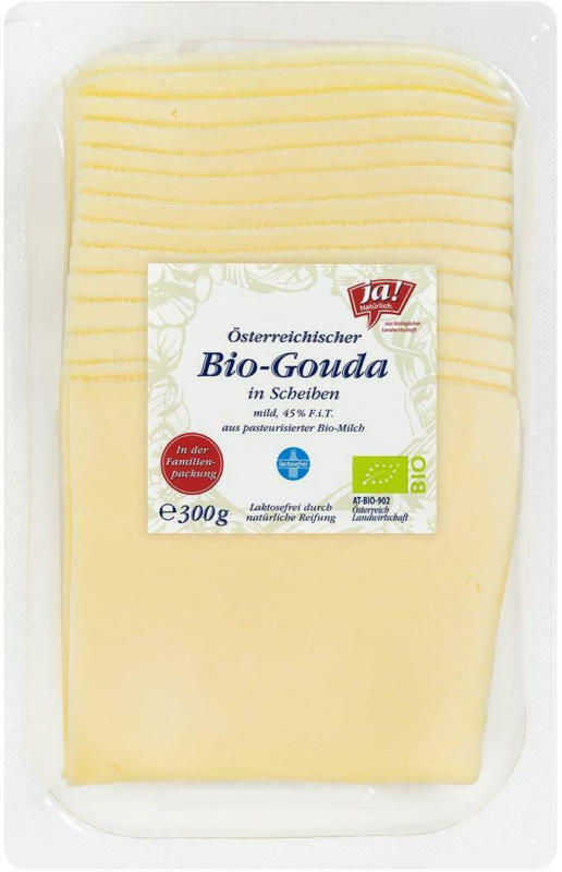 Ja! Natürlich Gouda Scheiben Familienpackung