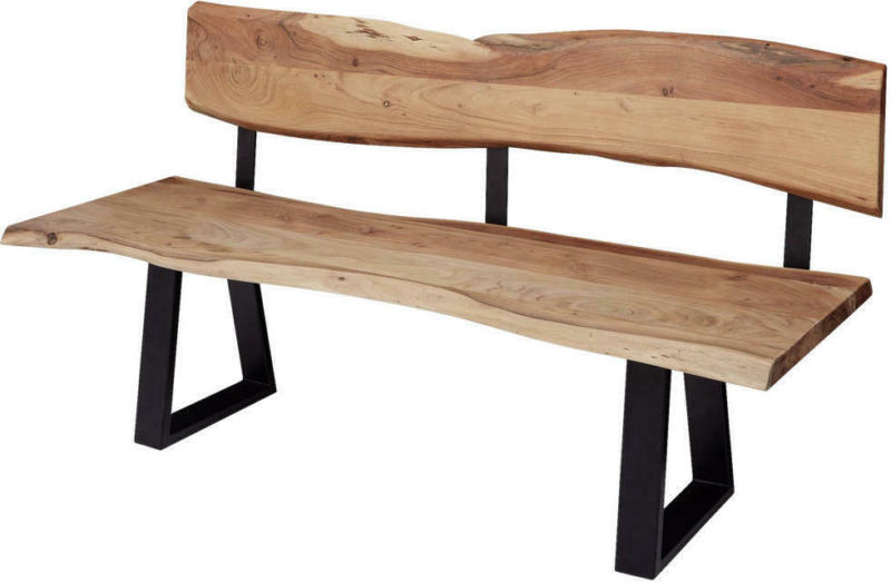 Sitzbank 160/83,5/60 cm in Akaziefarben
