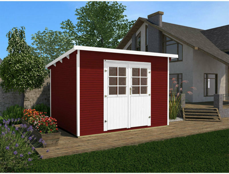 Gartenhaus „219“ Gr.1, rot