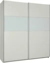Schwebetürenschrank in Weiß