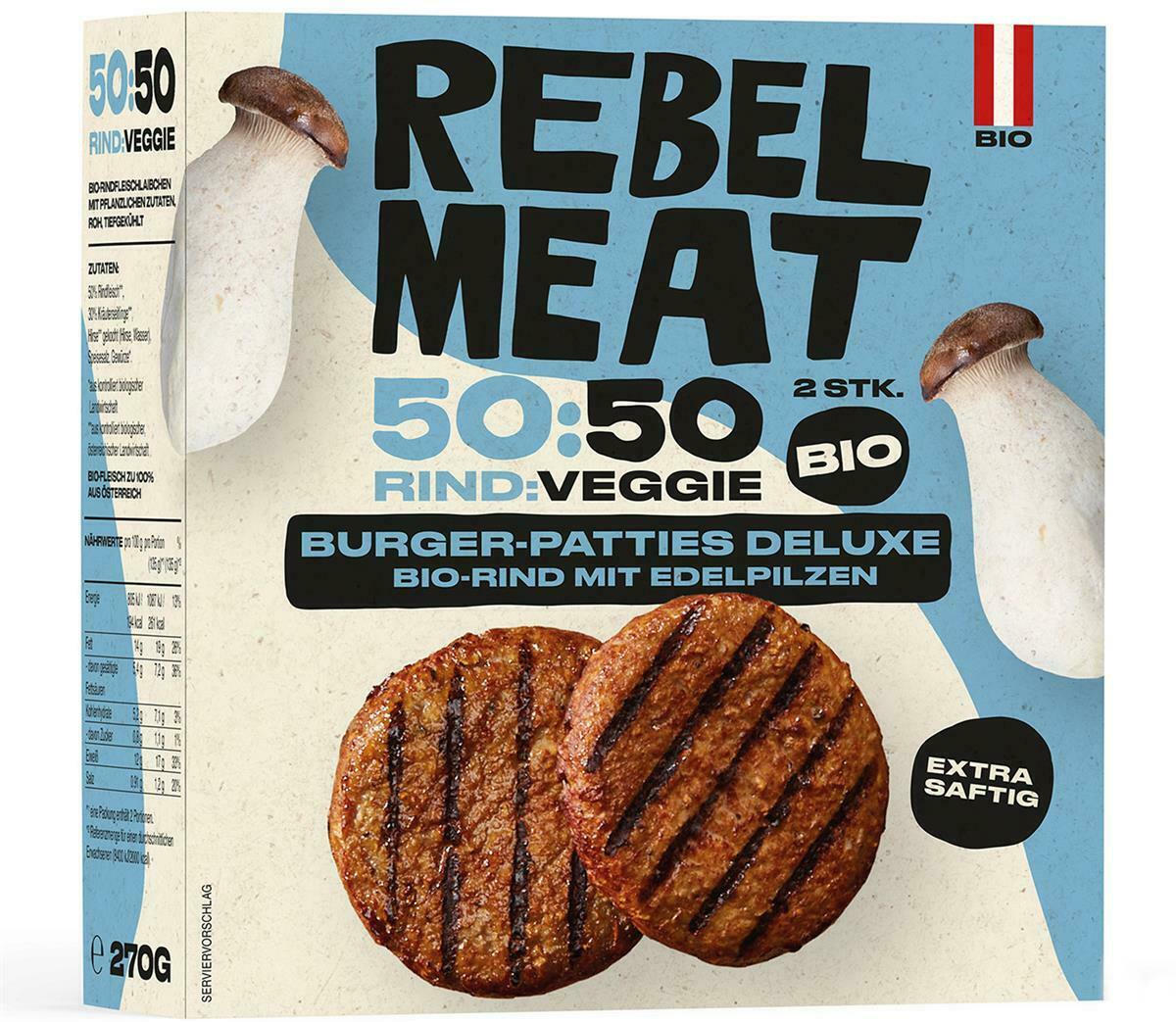 Rebel Meat Bio BurgerPatties ️ Online von BILLA wogibtswas.at