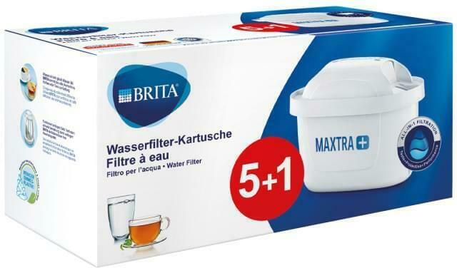 BRITA MAXTRA+ 5+1er Pack Filterkartusche für BRITA Tischwasserfilter