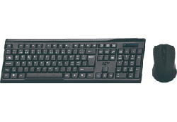 ISY IDE-2500-CH - Tastatur + Maus (Schwarz)