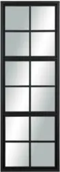 Wandspiegel in Schwarz
