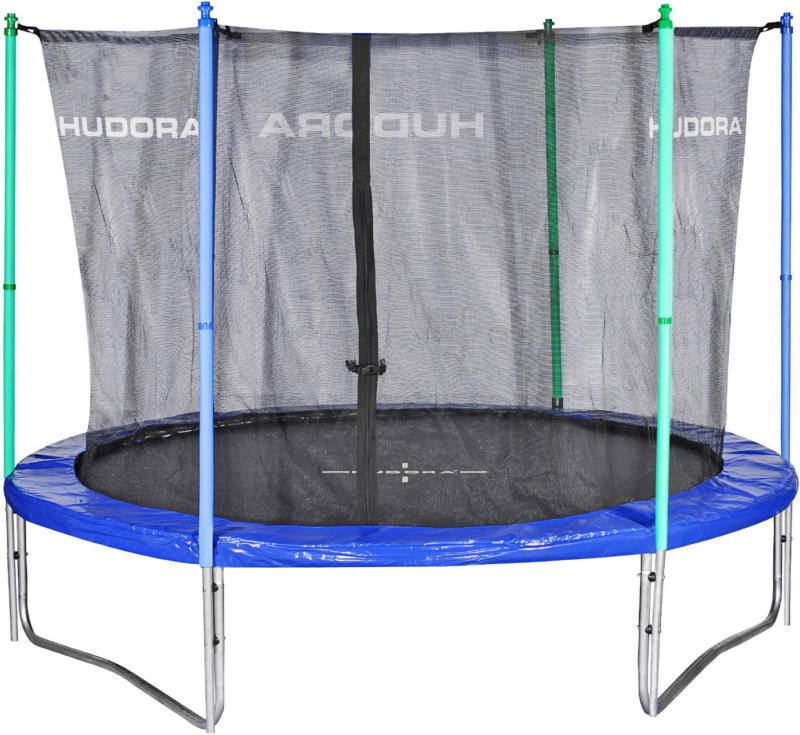 Hudora Trampolin 'Fun 300' blau/grün 300 cm
