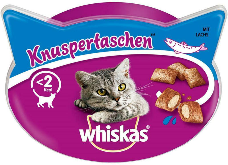 Whiskas Snacks Knuspertaschen mit Lachs