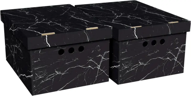 Box mit Deckel Jimmy, 2 Stk.