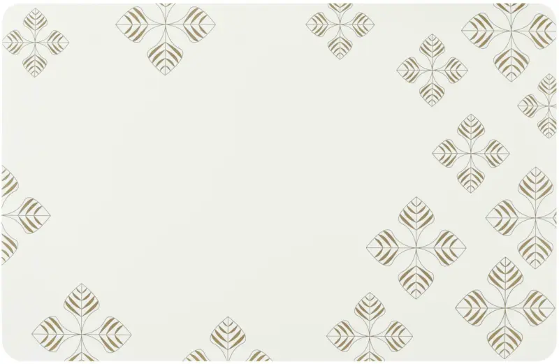 Tischset Adelon in Weiß