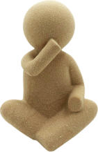 mömax Spittal a. d. Drau Skulptur Doll aus Steinzeug in Sandfarben