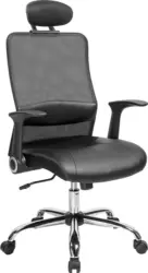 Chefsessel in Schwarz