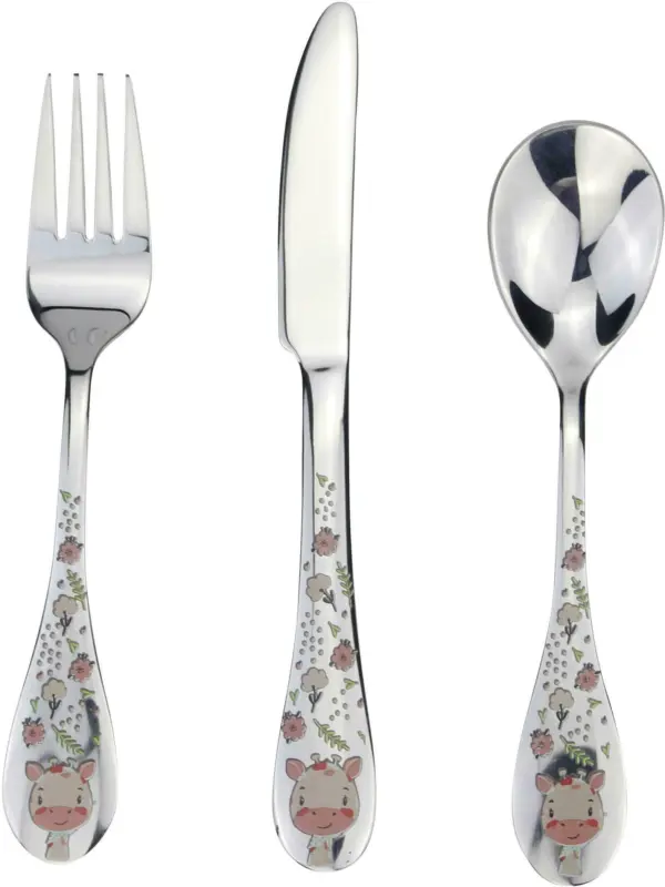 Kinderbesteck Kids aus Edelstahl, 3-teilig