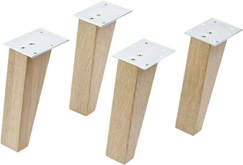 Fußset 'Finn' , eiche, 4-teilig