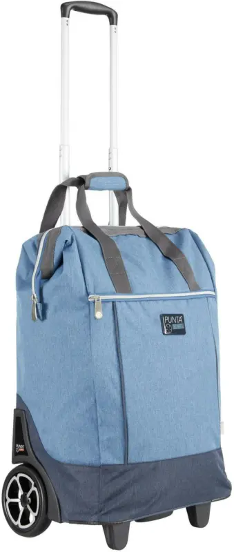 Einkaufstrolley Punta Big Wheel in Blau