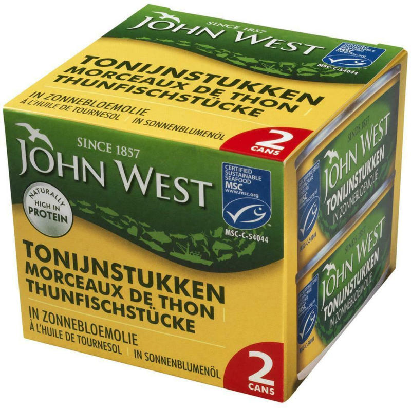 John West Thunfisch in Sonnenblumenöl 2er
