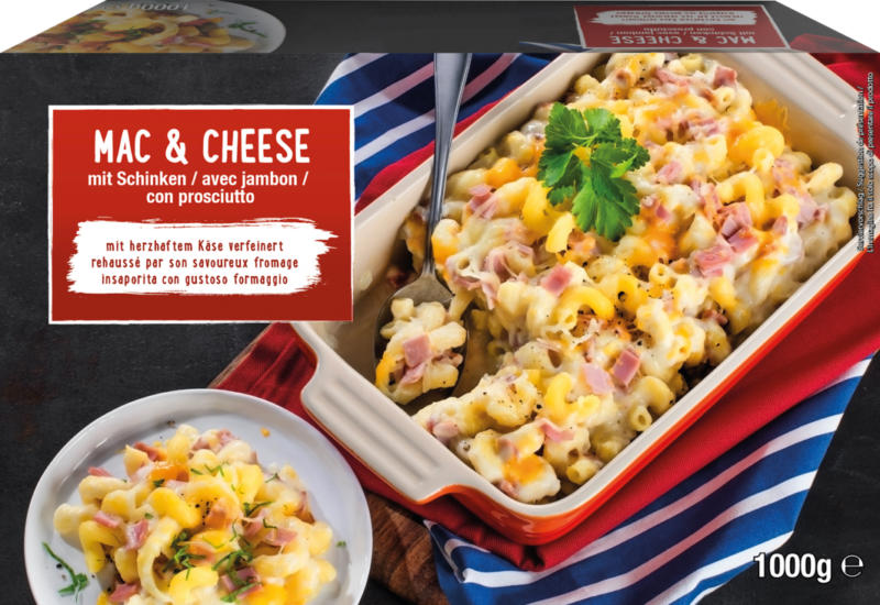 Mac & Cheese Gratin de nouilles, 1000 g