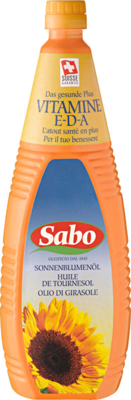 Sabo Sonnenblumenöl, 1 Liter