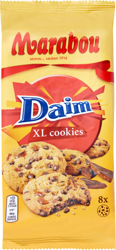 Marabou XL Cookies Daim, 184 g