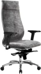 Chefsessel Samurai Lux 1 in Grau/Schwarz