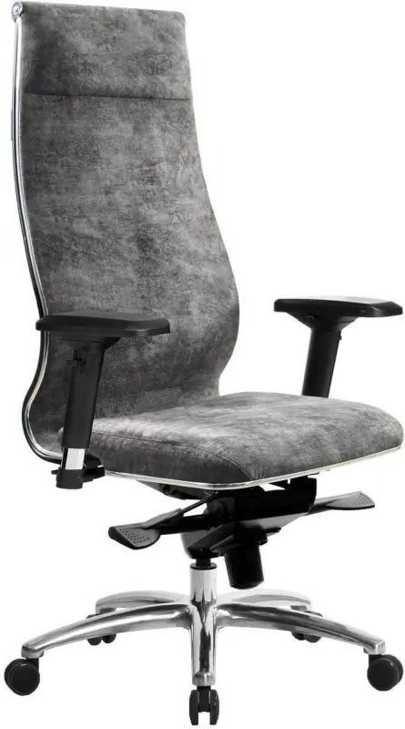 Chefsessel Samurai Lux 1 in Grau/Schwarz