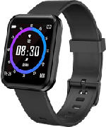 MediaMarkt LENOVO E1 Pro - Smartwatch (Silikon, Schwarz)