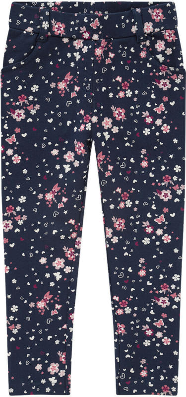 Mädchen Jeggings mit floralem Allover-Motiv (Nur online)